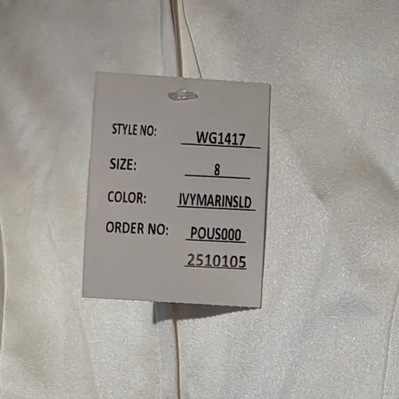 Satin Tulle Flower Girl Dress with Colored Petals (Marine Blue) - Picture 5 of 7